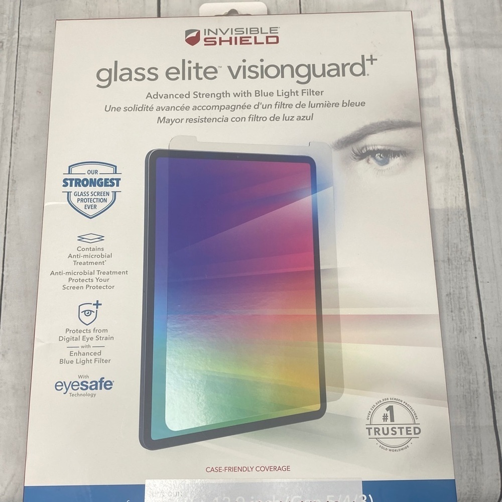 Invisible Shield Glass Elite VisionGuard+Screen Protector for iPad Pro 12.9” - Picture 7 of 7